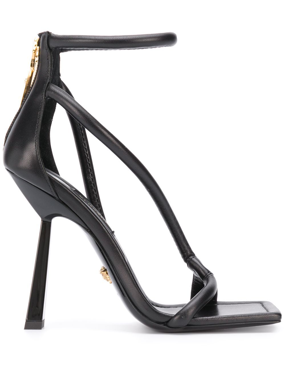 Versace square-toe 110mm Sandals - Farfetch | Farfetch (US)