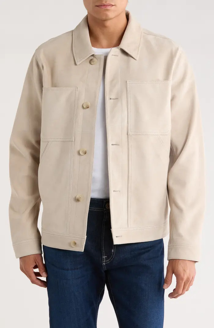 Nordstrom Suede Utility Jacket | Nordstromrack | Nordstrom Rack