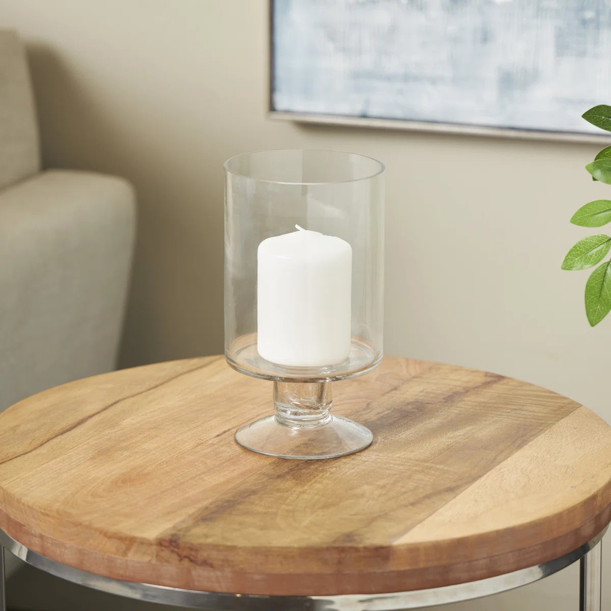 Birch Lane™ Perry Glass Tabletop Hurricane & Reviews | Wayfair | Wayfair North America