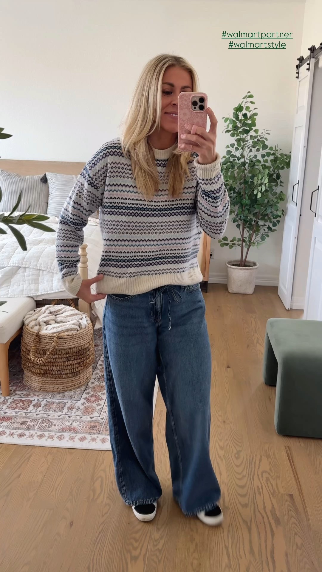 Comfy sweater from Walmart! Wearing medium. 

@walmartstyle
#walmartpartner
#walmartstyle

#LTKSaleAlert #LTKSeasonal #LTKHoliday