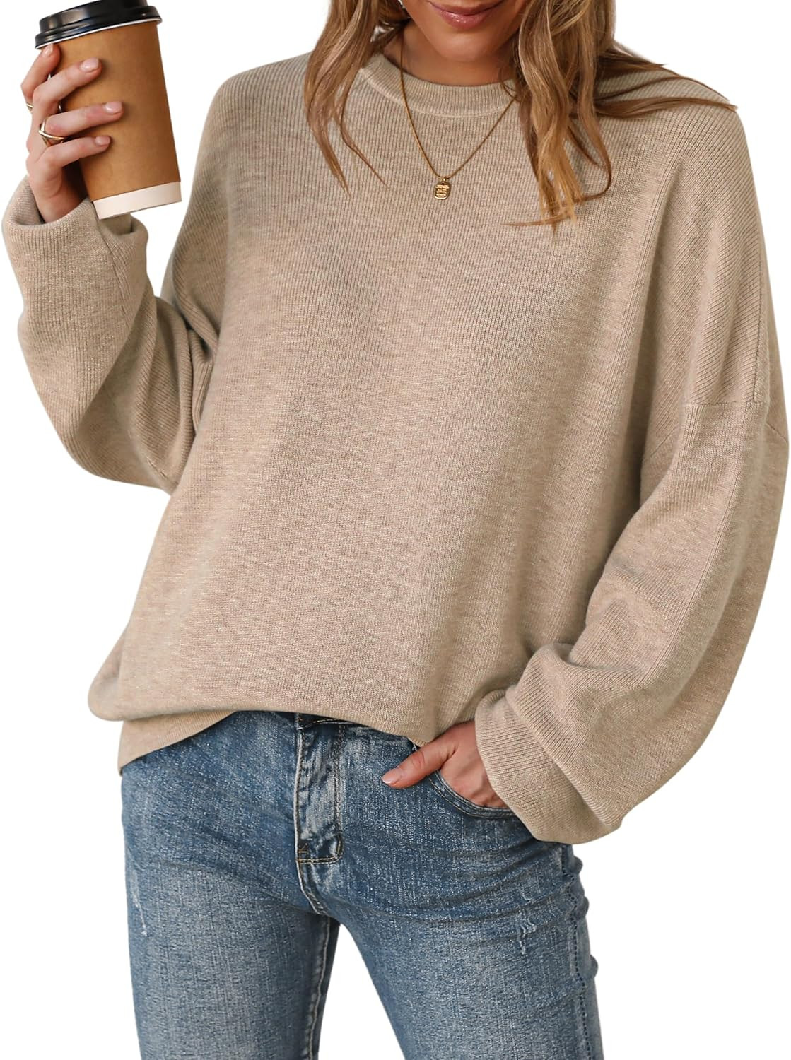 Arach&Cloz Women's Wool Blend Oversized Sweaters Fall Fashion Outfits 2026 | Amazon (US)