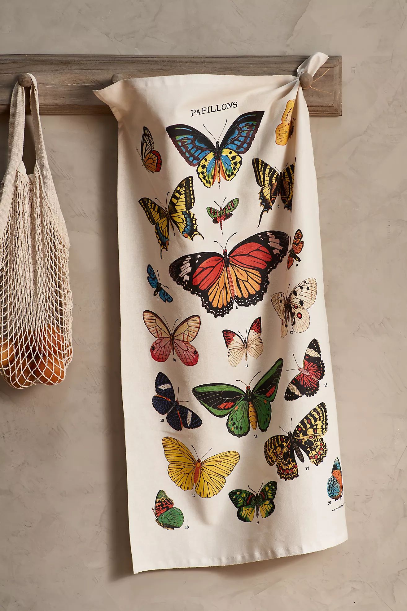 Vintage Butterflies Dish Towel | Anthropologie (US)