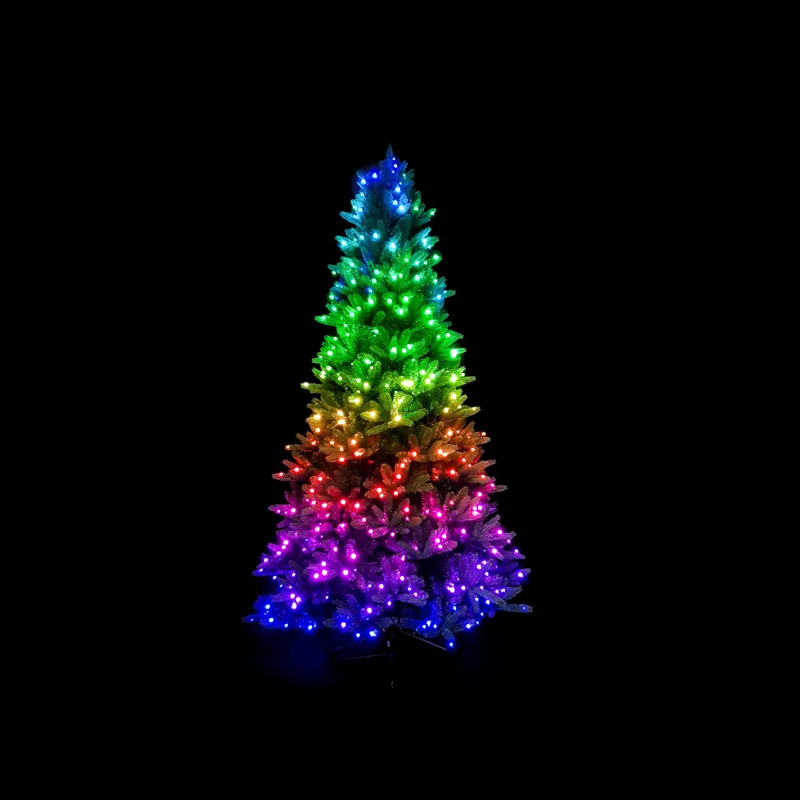 7.416666667' Lighted Artificial Christmas Tree | Wayfair North America