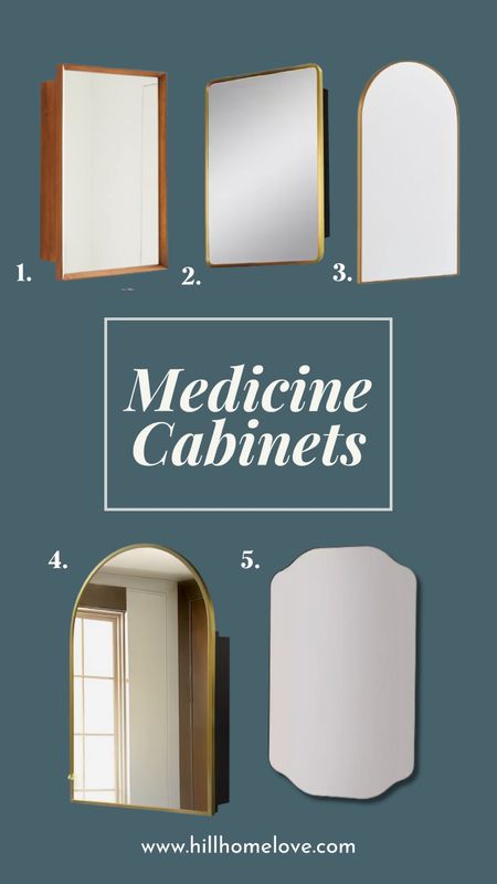 Modern medicine cabinets for small bathrooms that need that extra storage 👌🏽



#LTKhome