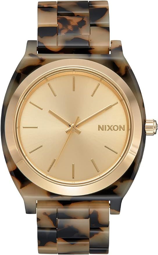 NIXON Time Teller Acetate 100m Water Resistant Women's Analog Fashion Watch (37mm Watch Face, 20m... | Amazon (US)
