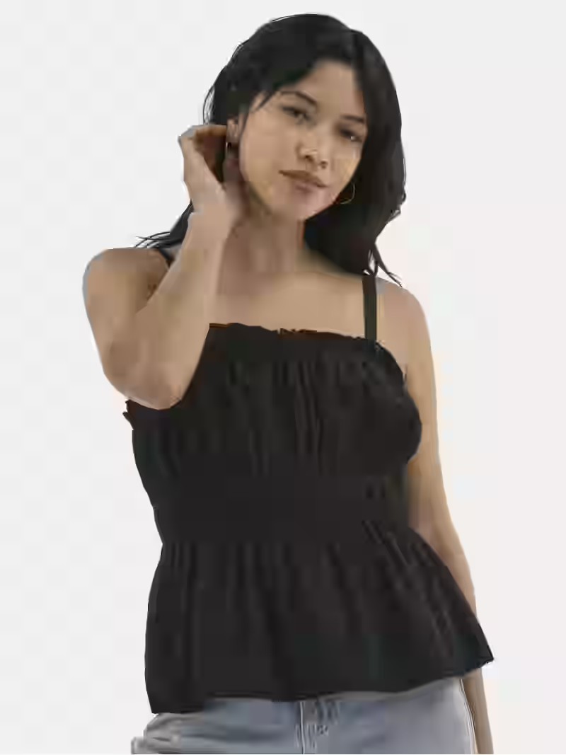 Time and Tru Women's Smocked Tank Top, Sizes XS-XXXL | Walmart (US)