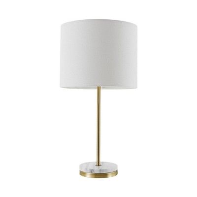 19&#34; Versailles Table Lamp with Faux Marble Accent Soft Gold - Globe Electric | Target