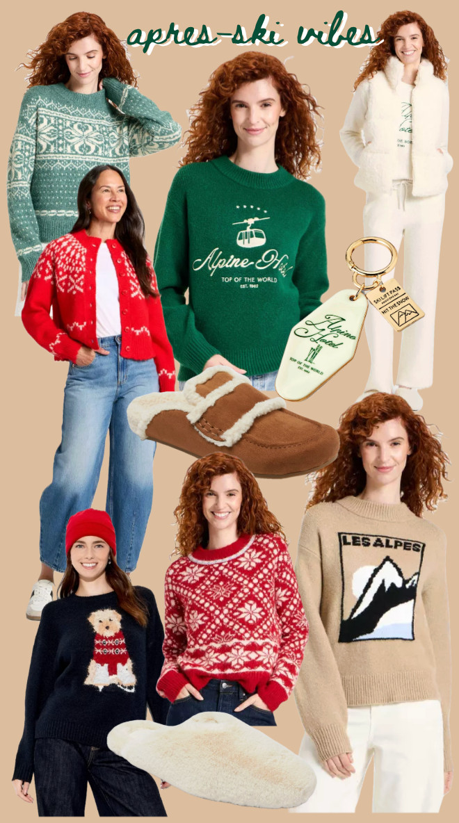 Target new arrivals! Huge Cyber week sale going on a Target right now...clothes up to 50% off!
..................
fair isle sweater fair isle cardigan red cardigan oversized sweater fur vest fur jacket fur mule fuzzy mule furry slipper prada dupe apres ski outfit ski sweater ski resort outfit alpine sweater dog sweater puppy sweater ralph laurne sweater ralph lauren look ralph lauren dupe fiel james patrick dupe ketchain winter outfit inspo winter look target new arrivals red sweater christmas outfit gift guide for her sweater under $25 sweater under $50 cozy sweater cozy outfit plaid skirt christmas eve look christmas eve outfit winter trends luxury dupe old money style old money aesthetic cable knit sweater  

 #LTKCyberWeek #LTKPlusSize #LTKFindsUnder50