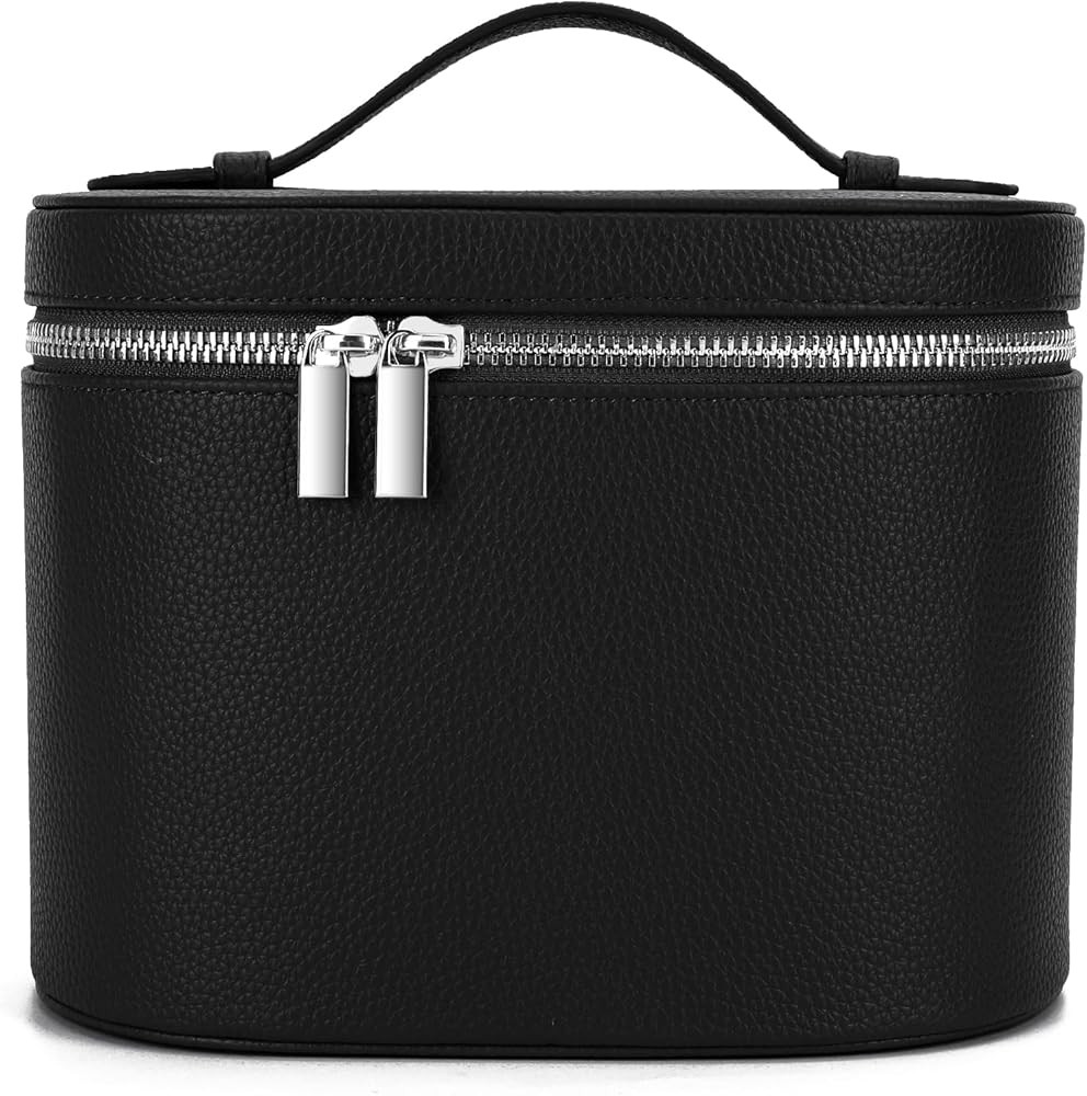 YFGBCX Makeup Bag Vanity Case with Removable Divider Travel Toiletry Bag Portable Cosmetic Bag Ma... | Amazon (US)