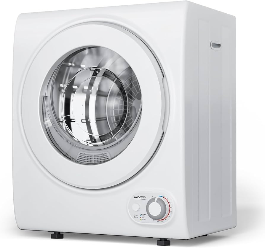 ROVSUN 110V Portable Clothes Dryer, High End Laundry Front Load Tumble Dryer Machine with Stainle... | Amazon (US)