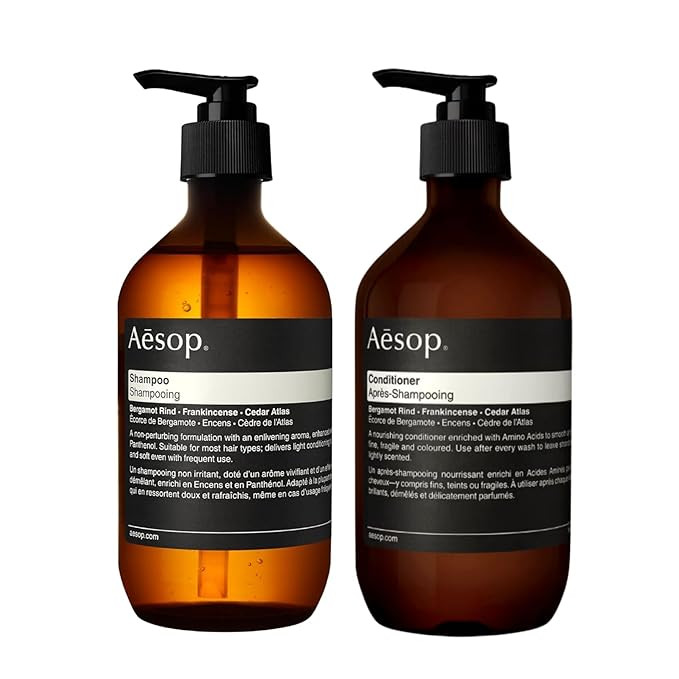Aesop Shampoo & Conditioner Set | Hydrates, Softens, Shiny, Refreshed Hair | All Hair Types | Ami... | Amazon (US)