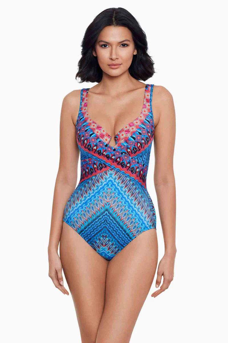 Miraclesuit Casablanca Criss Cross Escape One Piece Swimsuit | MiracleSuit