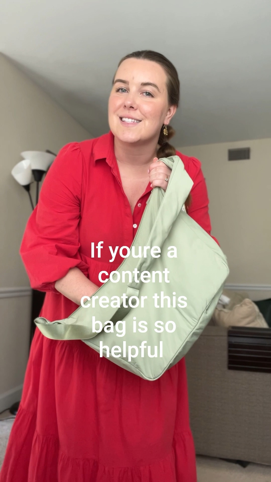 This is the SMALL size and it holds so much!! I can fit a wrap or light denim jacket in here with my gimbal etc  

#LTKActive #LTKFindsUnder100 #LTKTravel