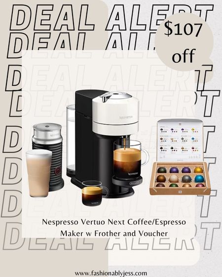 Huge sale on this Nespresso coffee machine 

#LTKhome #LTKsalealert #LTKGiftGuide