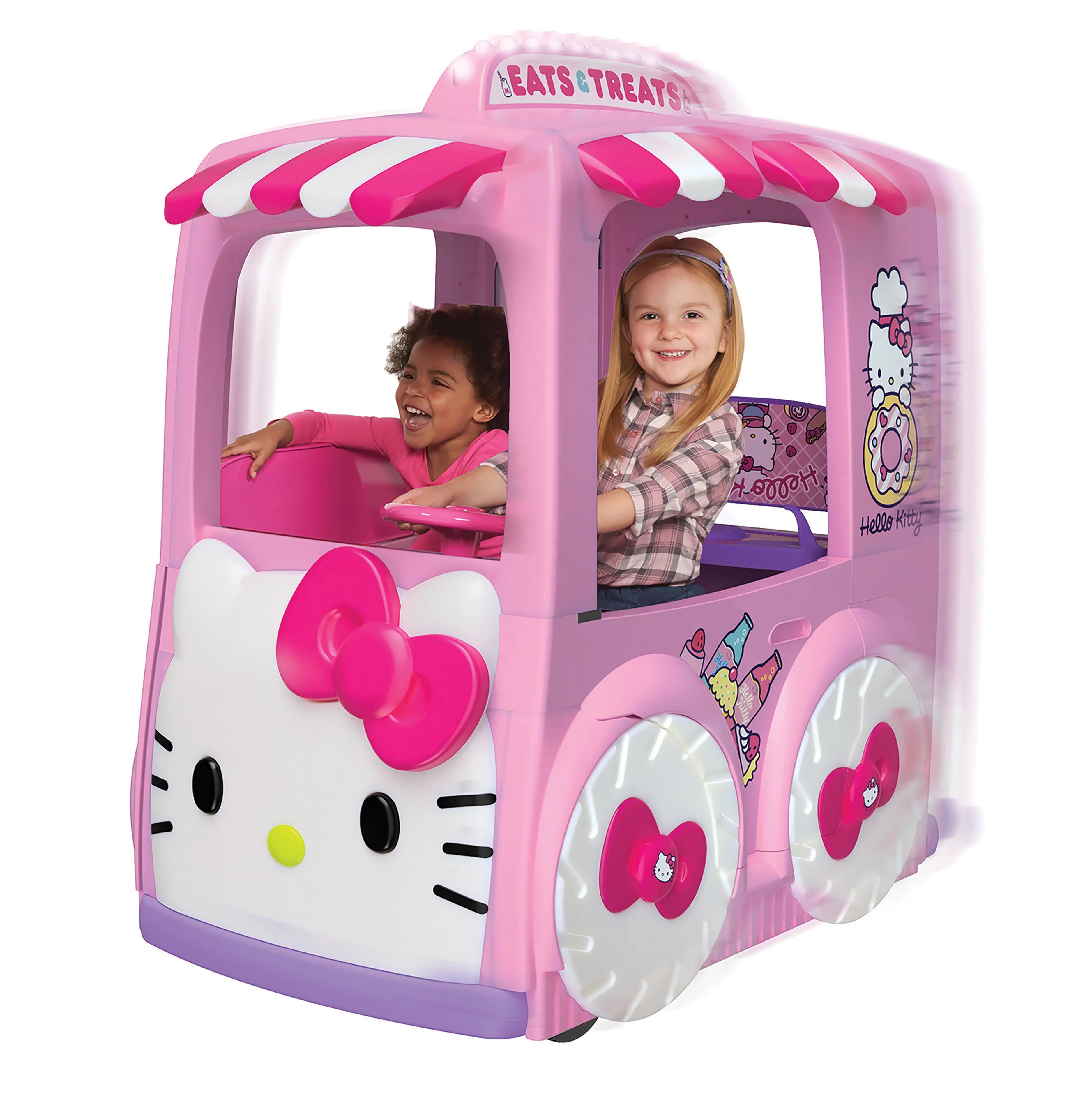 Hello Kitty12 Volt “Eats and Treats” Sweet Food Truck Play-Center Ride-On for Boys & Girls Ag... | Walmart (US)