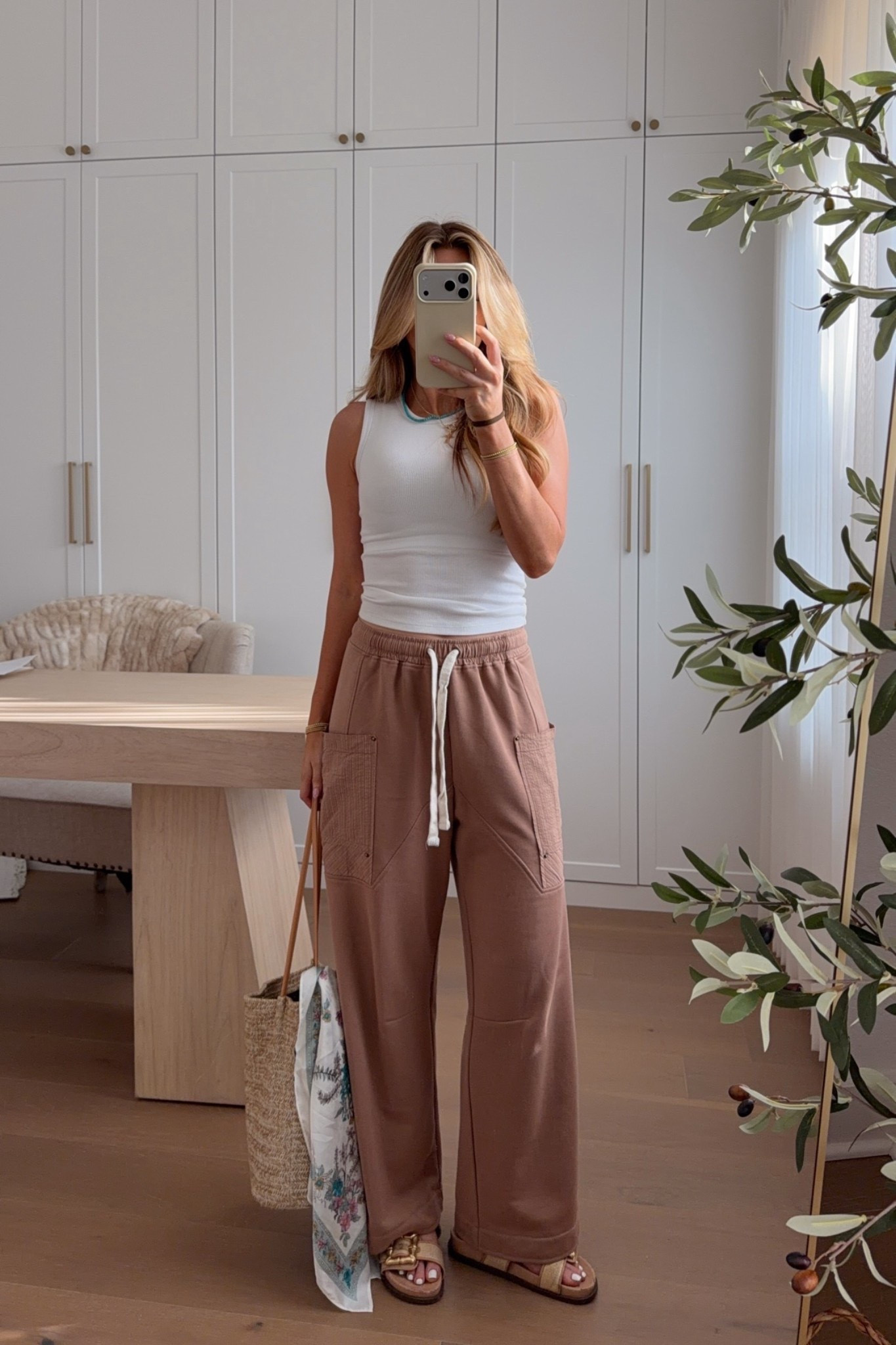 bra tank: xxs // pants: small