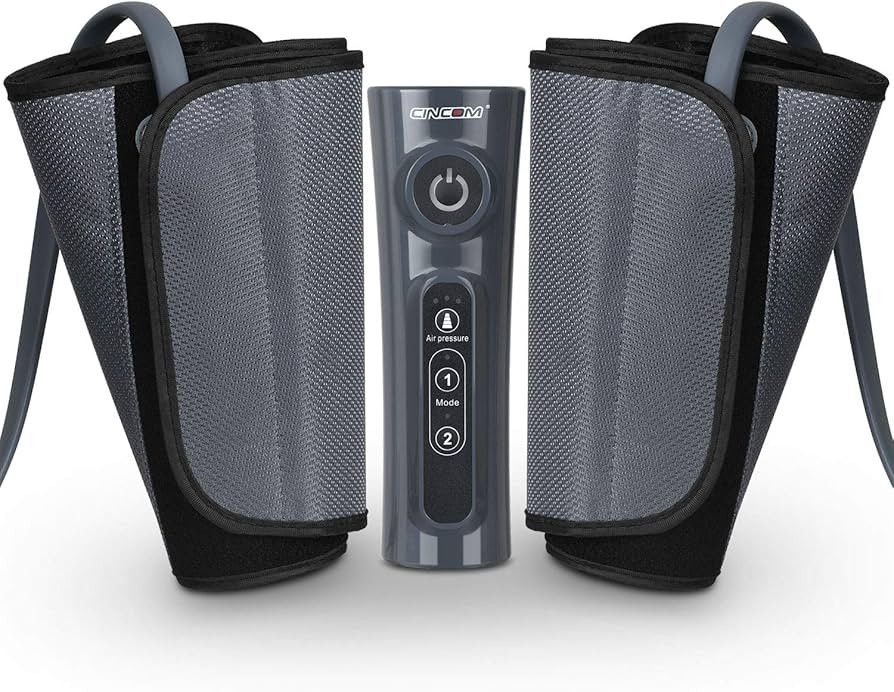 CINCOM Leg Massager for Circulation and Pain Relief, Air Compression Calf Massager with 2 Modes 3... | Amazon (US)