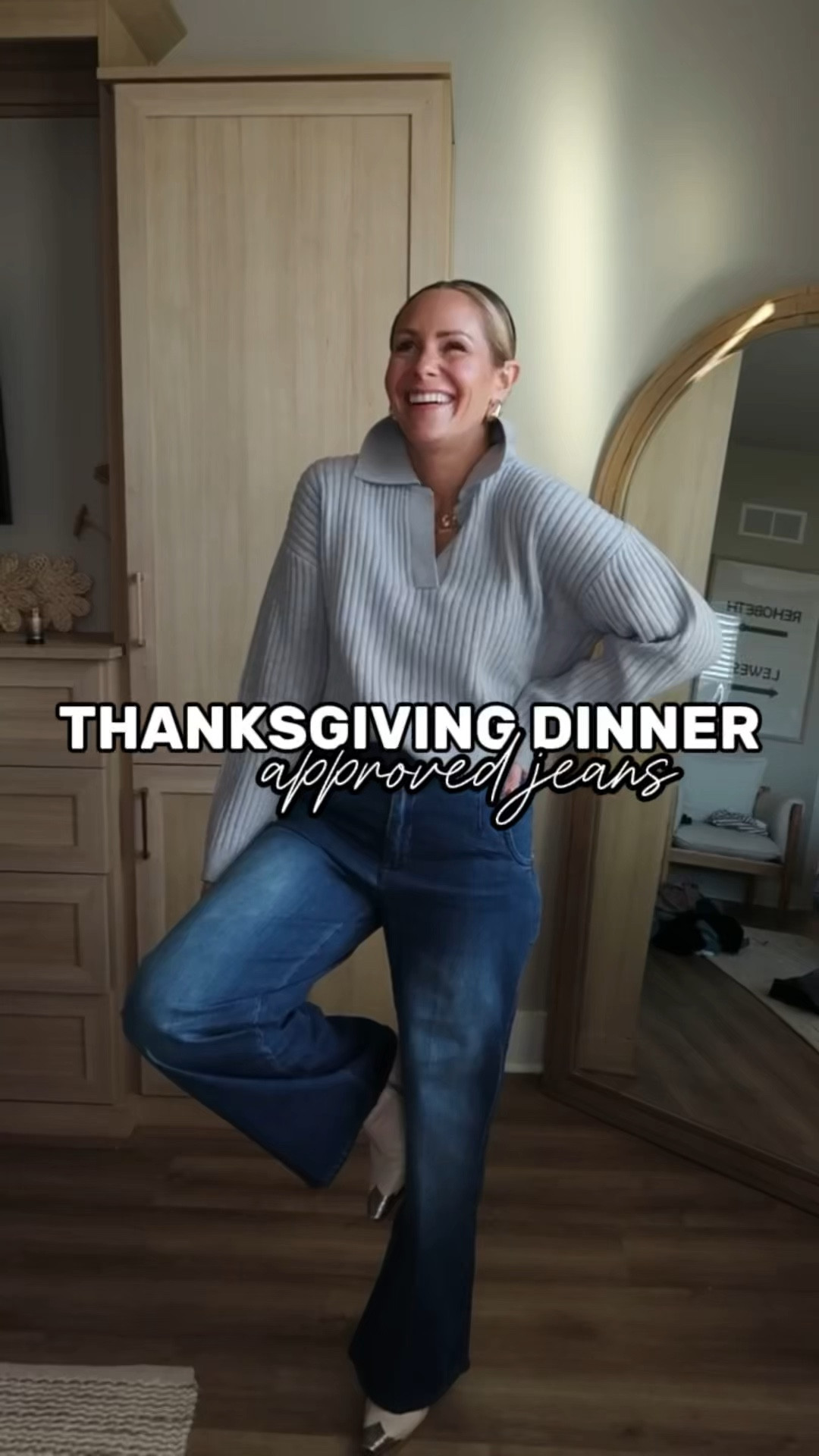 The SECRET🤫 to sitting comfortably at the Thanksgiving table this holiday season is @democracyclothing !👀 Their denim not only molds to your body, but ACTUALLY allows you to breathe all thanks to their ‘Ab’Solution technology🙌🏼 TTS 4 / 27”

denim, jeans, outfit ideas, thanksgiving outfit ideas, holiday outfit ideas, seasonal outfits, date night outfit ideas, Claire Tammaro 

#LTKWatchNow #LTKStyleTip #LTKFindsUnder100