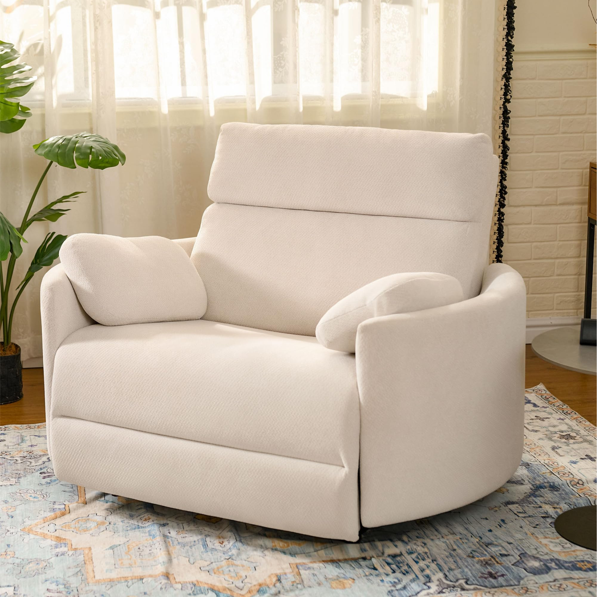 FLEXISPOT Mochi Oversized 54" Power Recliner Chair for Big and Tall Adults, Chenille Fabric Elect... | Amazon (US)