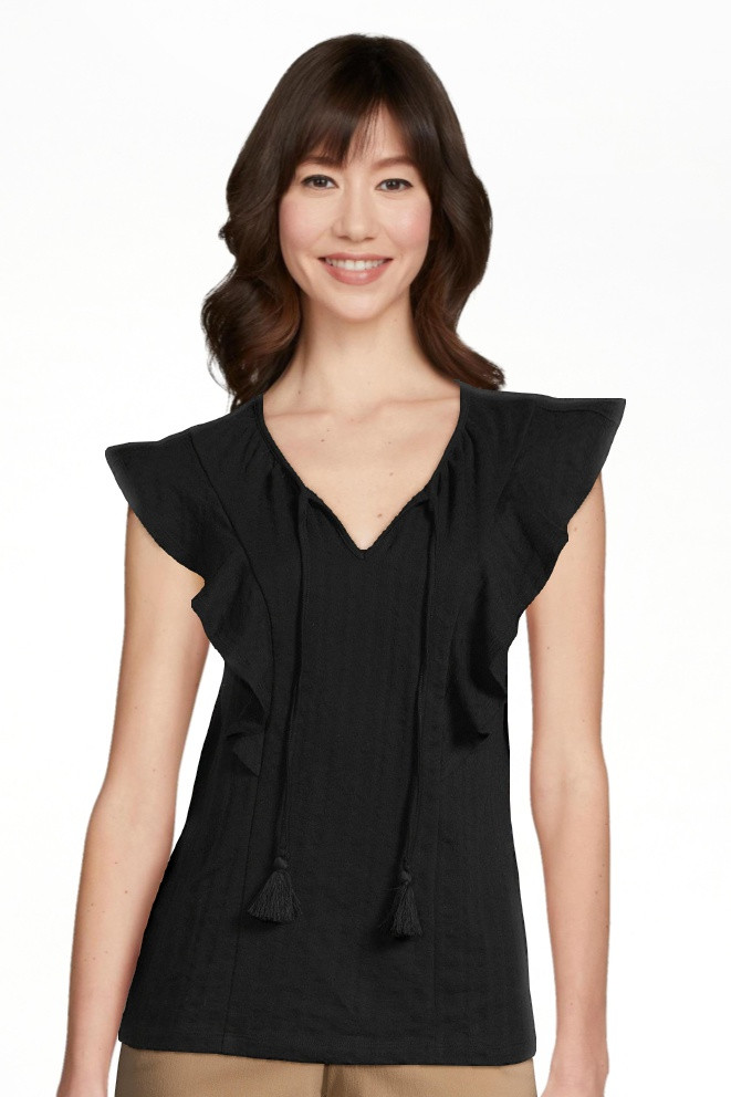 Time and Tru Women's Angel Sleeve Top | Walmart (US)