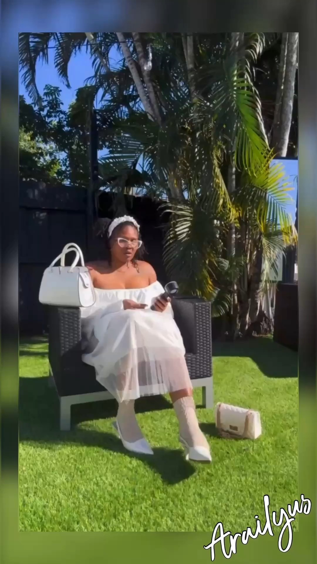 My neighbors were having a party 🎉 

Top is a L
Skirt is a L

#LTKPlusSize #LTKOver40 #LTKStyleTip