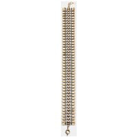 Zara - Metallic Jeweled Choker - Golden - M - Woman | Zara US