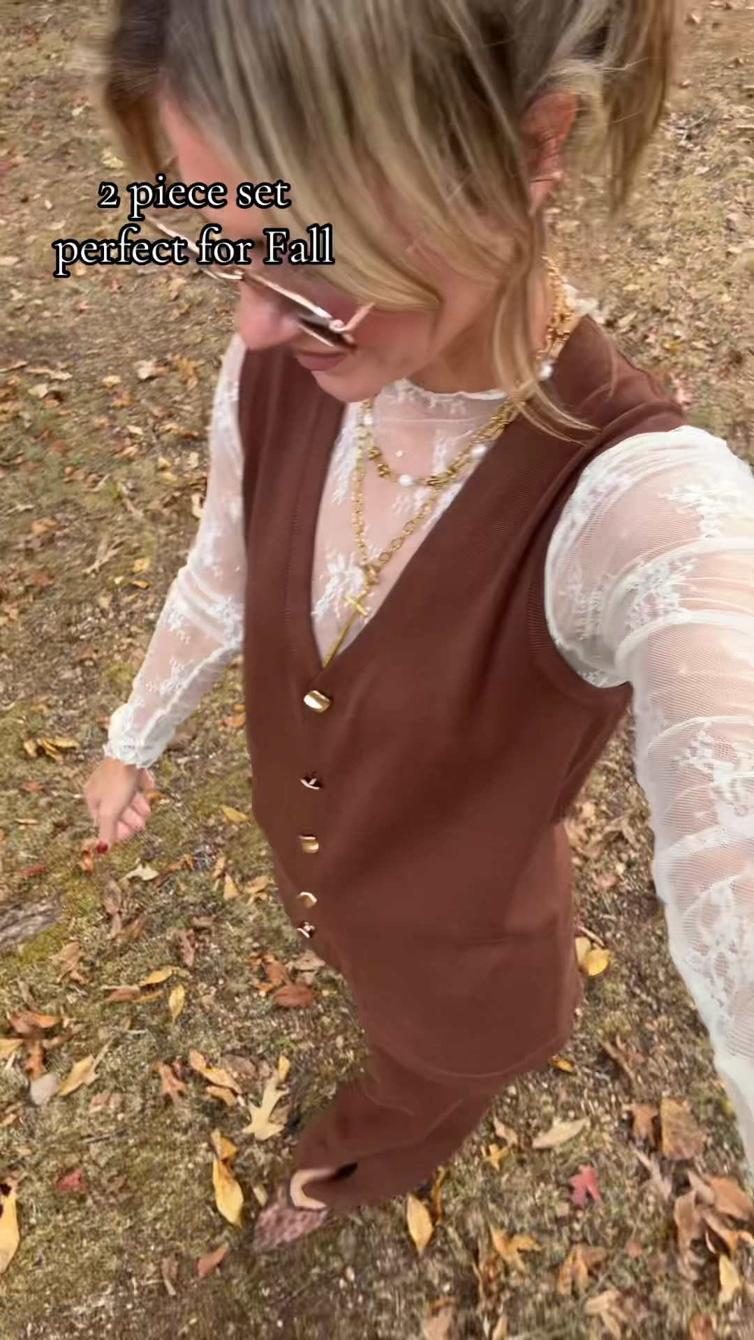 2 piece set from Commense! Perfect for Fall! Im in a small 

#LTKStyleTip #LTKOver40 #LTKSeasonal