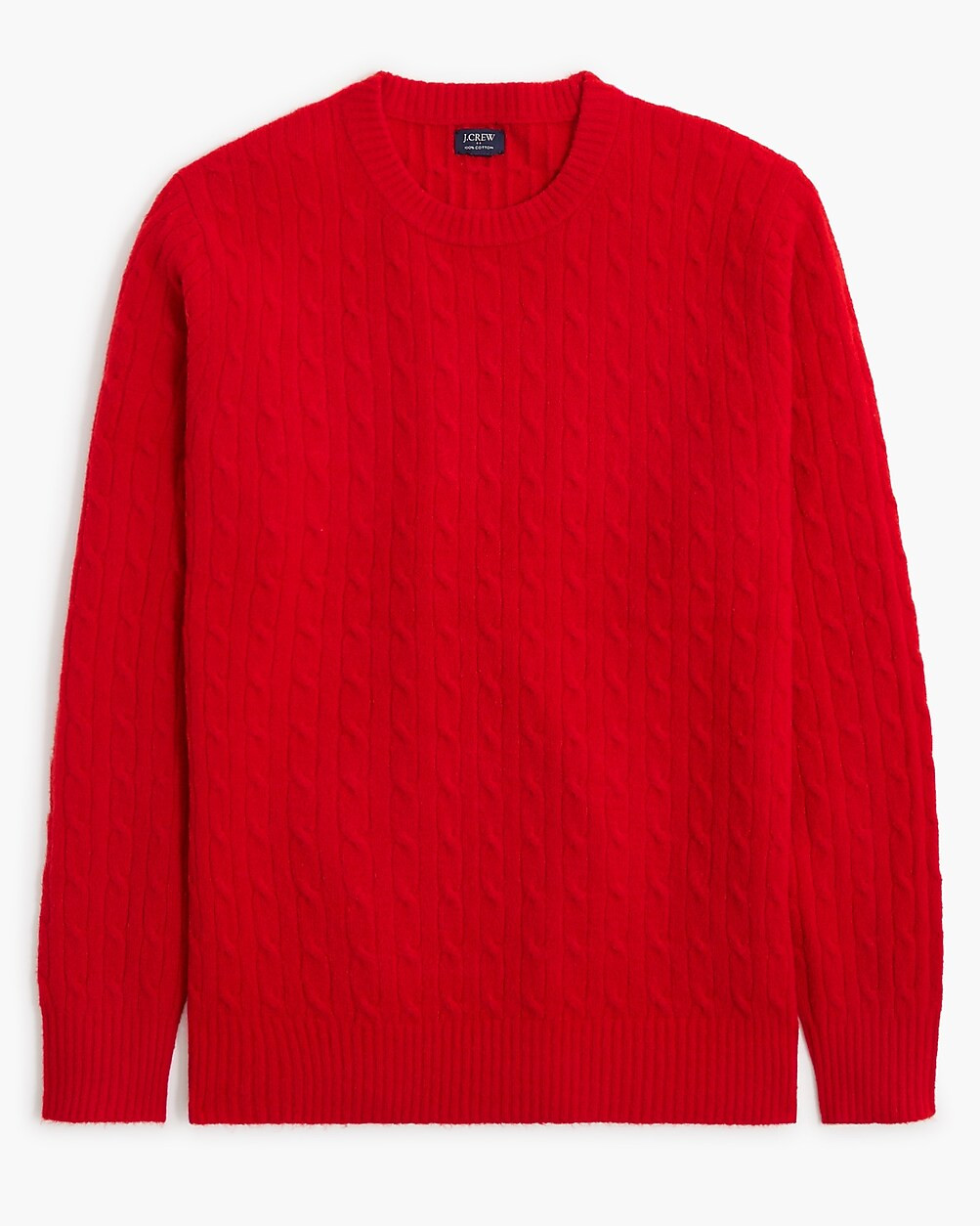 Cable crewneck sweater in extra-soft yarn | J.Crew Factory
