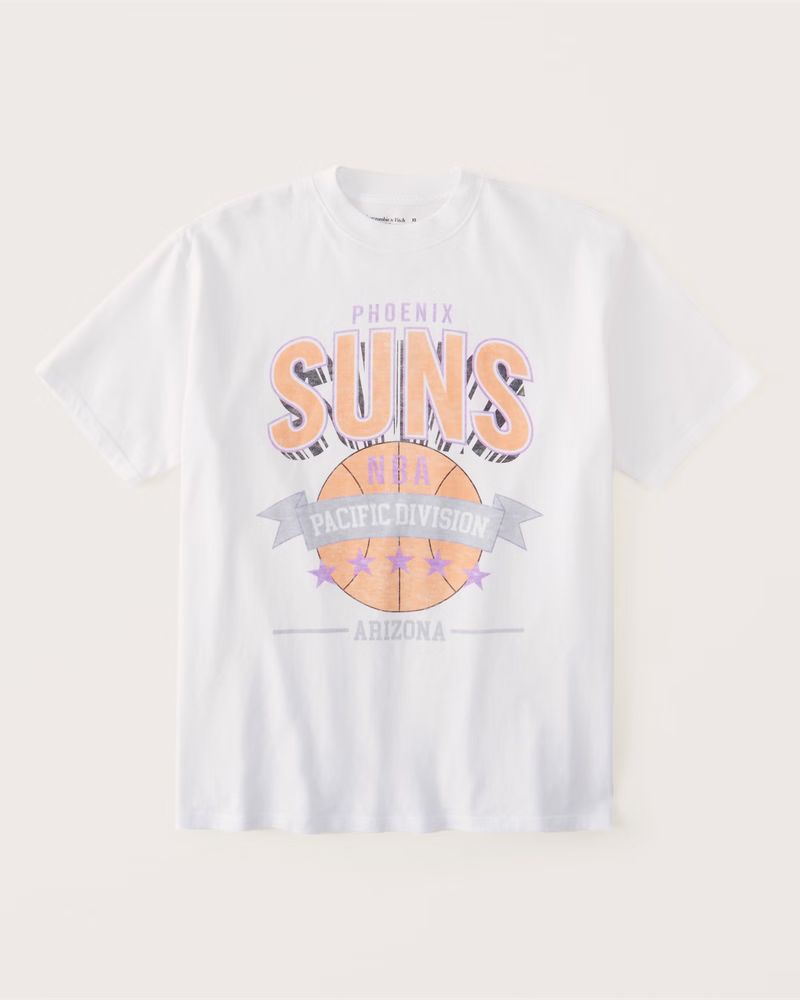 Oversized Boyfriend Heavyweight Phoenix Suns Graphic Tee | Abercrombie & Fitch (US)