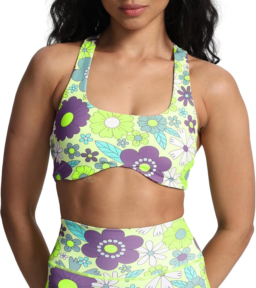 Aoxjox Women's Workout Sports Bras Fitness Backless Padded Define Sculpt Racerback Bra Yoga Crop ... | Amazon (US)