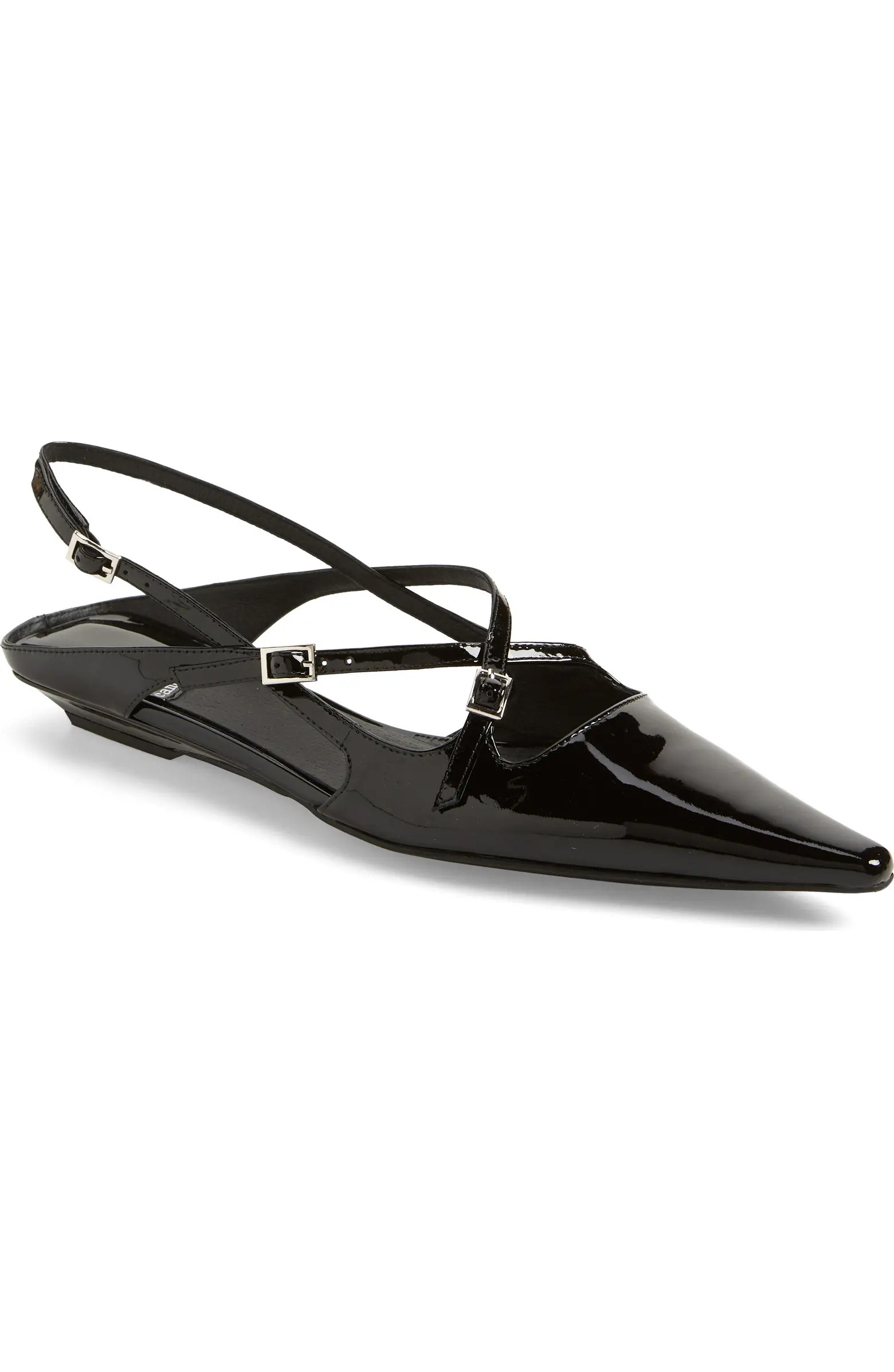 Jeffrey Campbell Fax Pointed Toe Slingback Flat (Women) | Nordstrom | Nordstrom