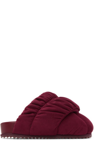 SSENSE Exclusive Red Tent Mules | SSENSE