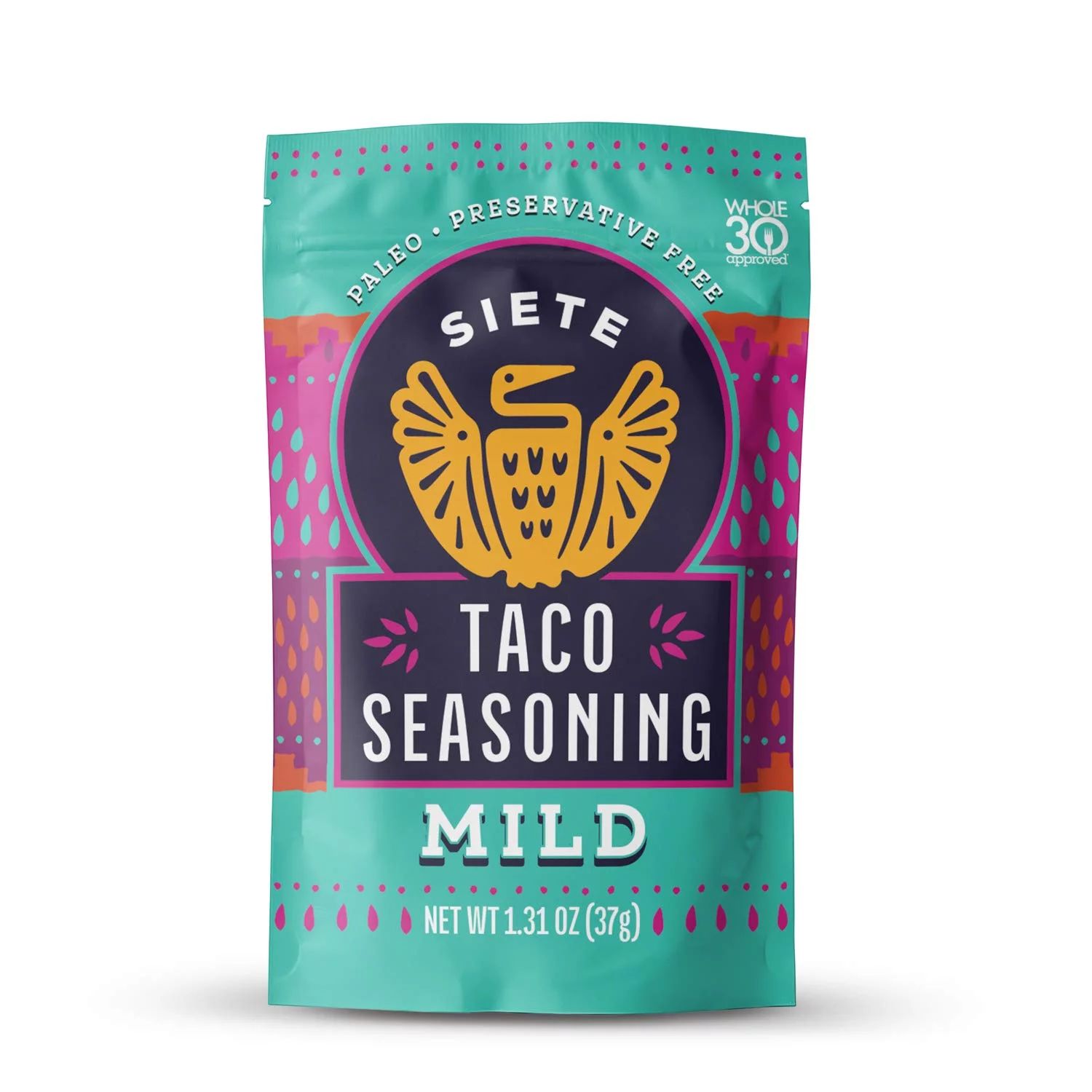 Siete Family Foods, Mild Taco Seasoning Spice Mix, 1.31 oz. Packet | Walmart (US)