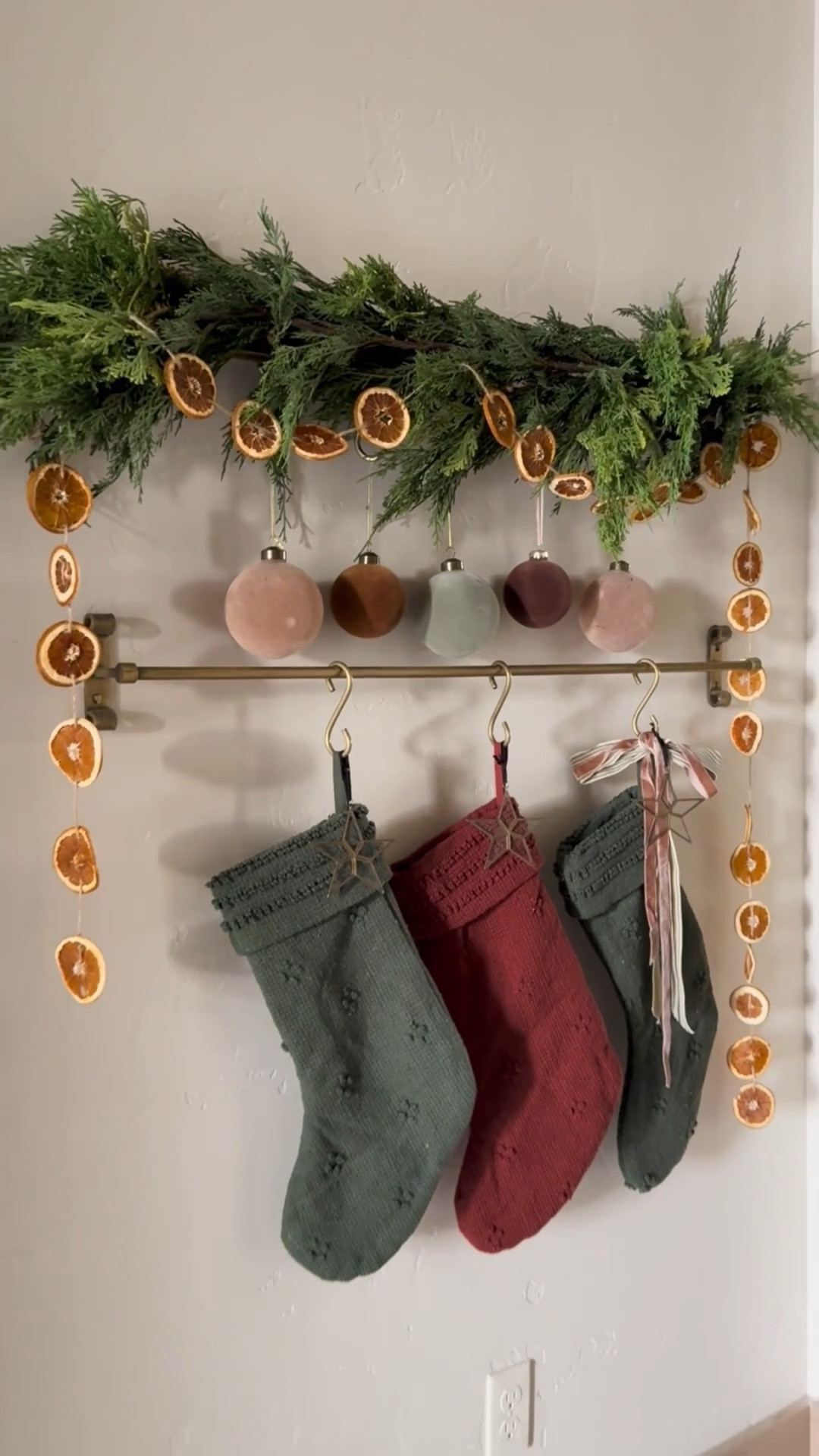 Try using towel rails with hooks if you don’t have a fireplace mantle to hang your stockings! 🙌🏼😍🌲

#LTKHoliday #LTKHome #LTKSeasonal