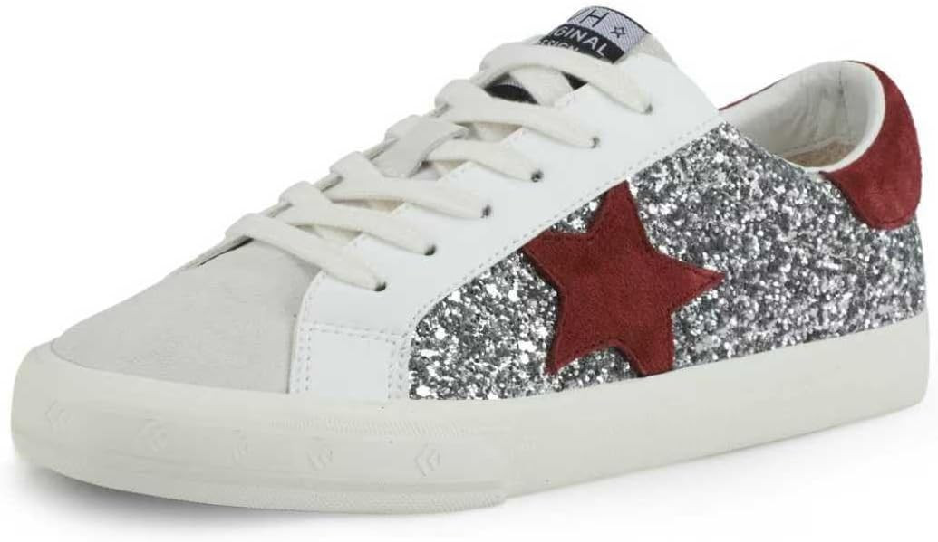 VINTAGE HAVANA Grande Women’s Fashion Sneakers | Star Tennis Shoes Womens | Low Top Slip On | W... | Amazon (US)