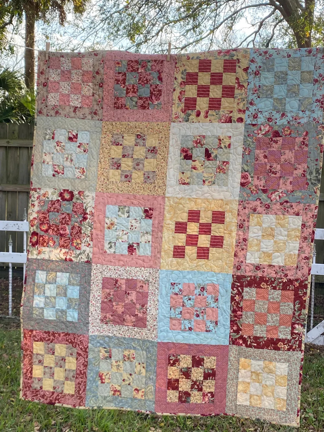 Cozy Handmade Cabin Quilt. - Etsy | Etsy (US)