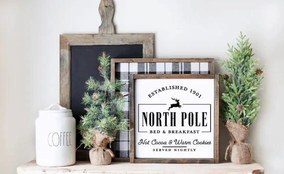 Christmas Sign Christmas Decor Christmas Home Decor | Etsy | Etsy (US)