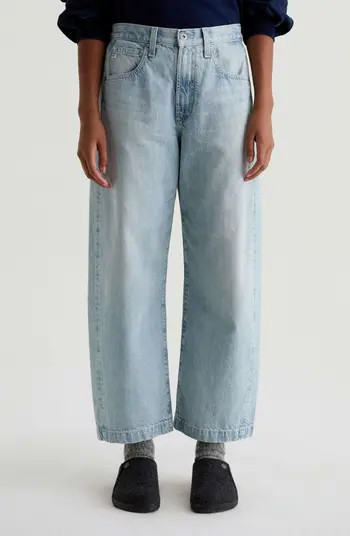 Hattie High Waist Ankle Wide Barrel Leg Jeans | Nordstrom