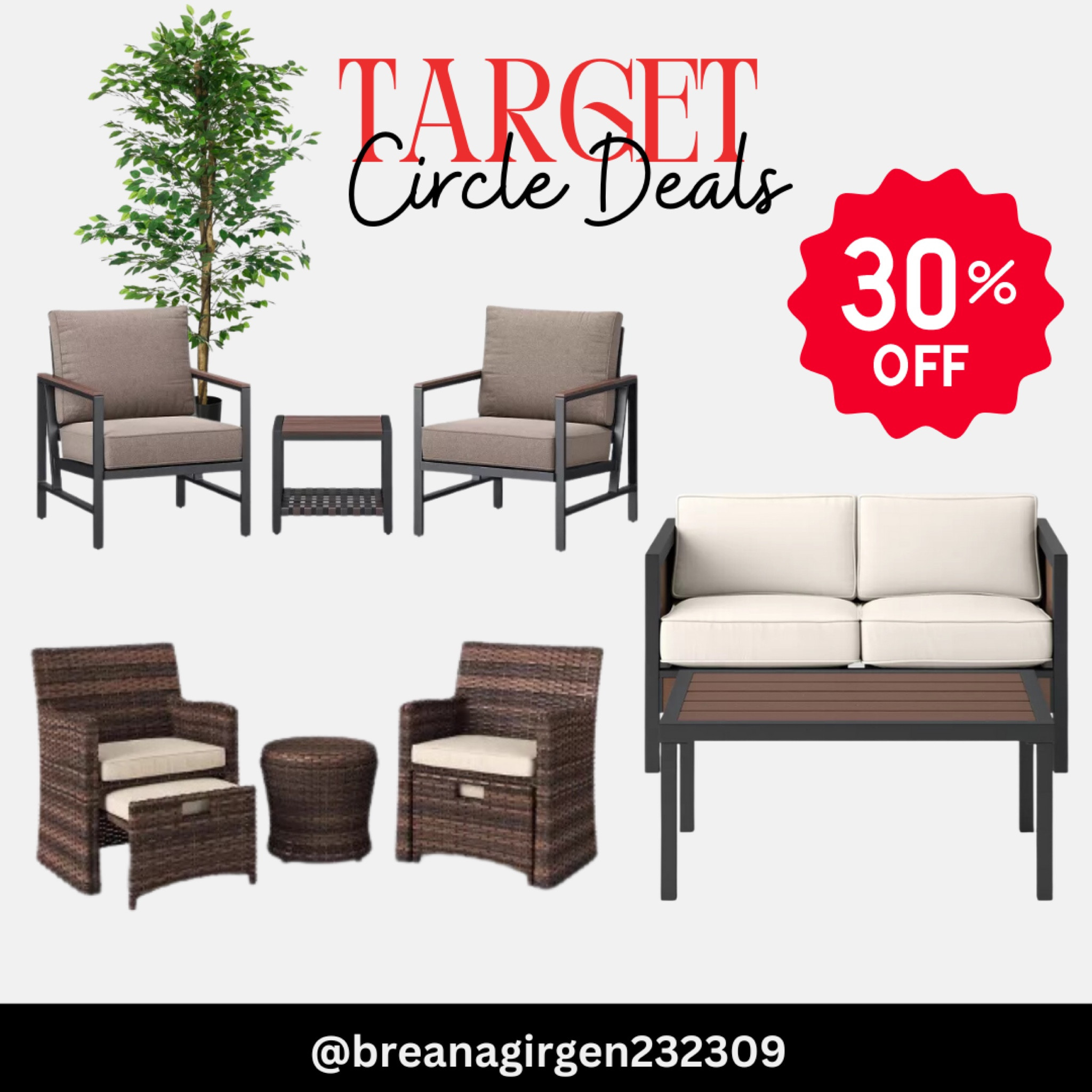Fun Patio Furniture for Target Circle Week to spruce up the yard and home oasis! 