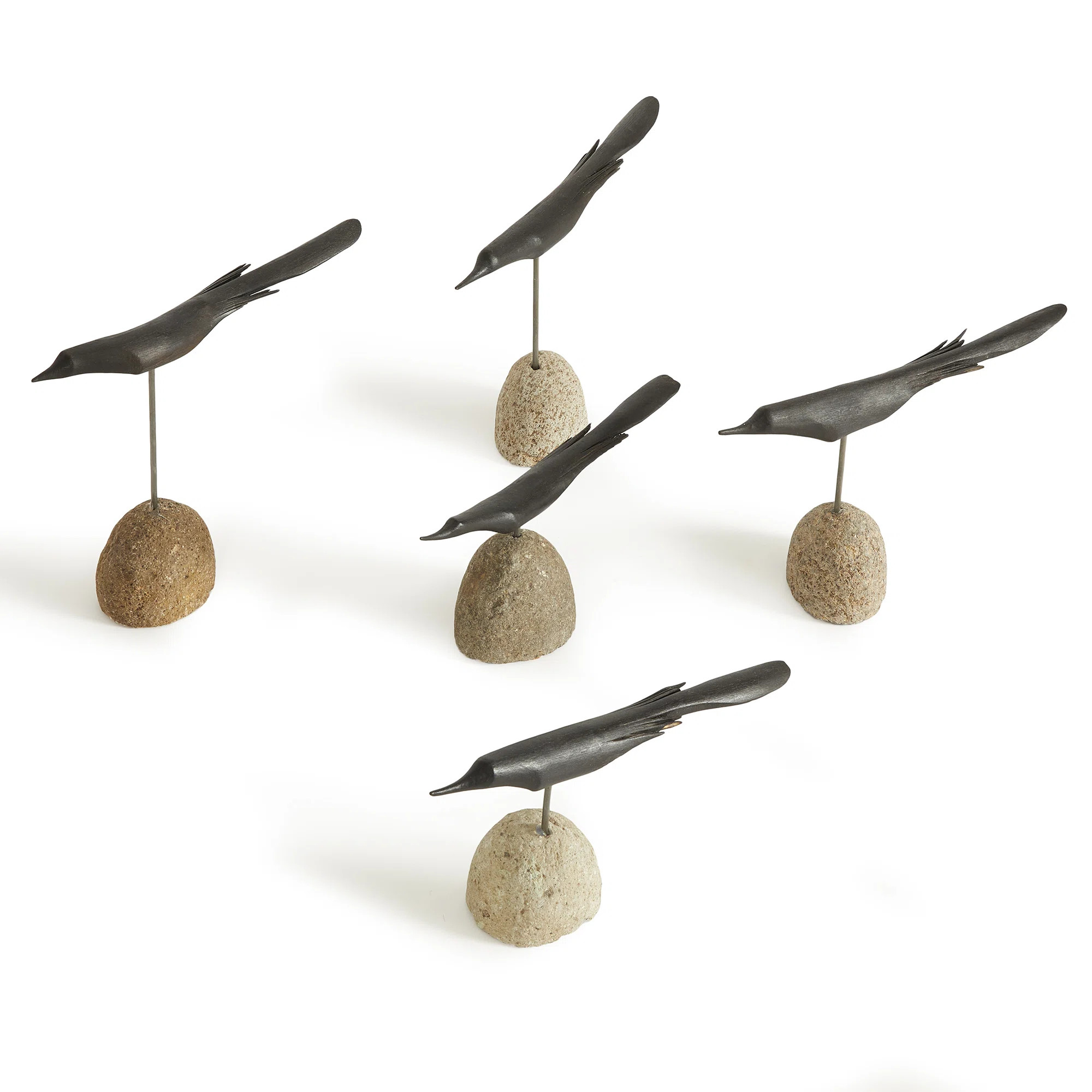 Birch Lane™ Honour 5 Piece Flock Figurine Set & Reviews | Wayfair | Wayfair North America
