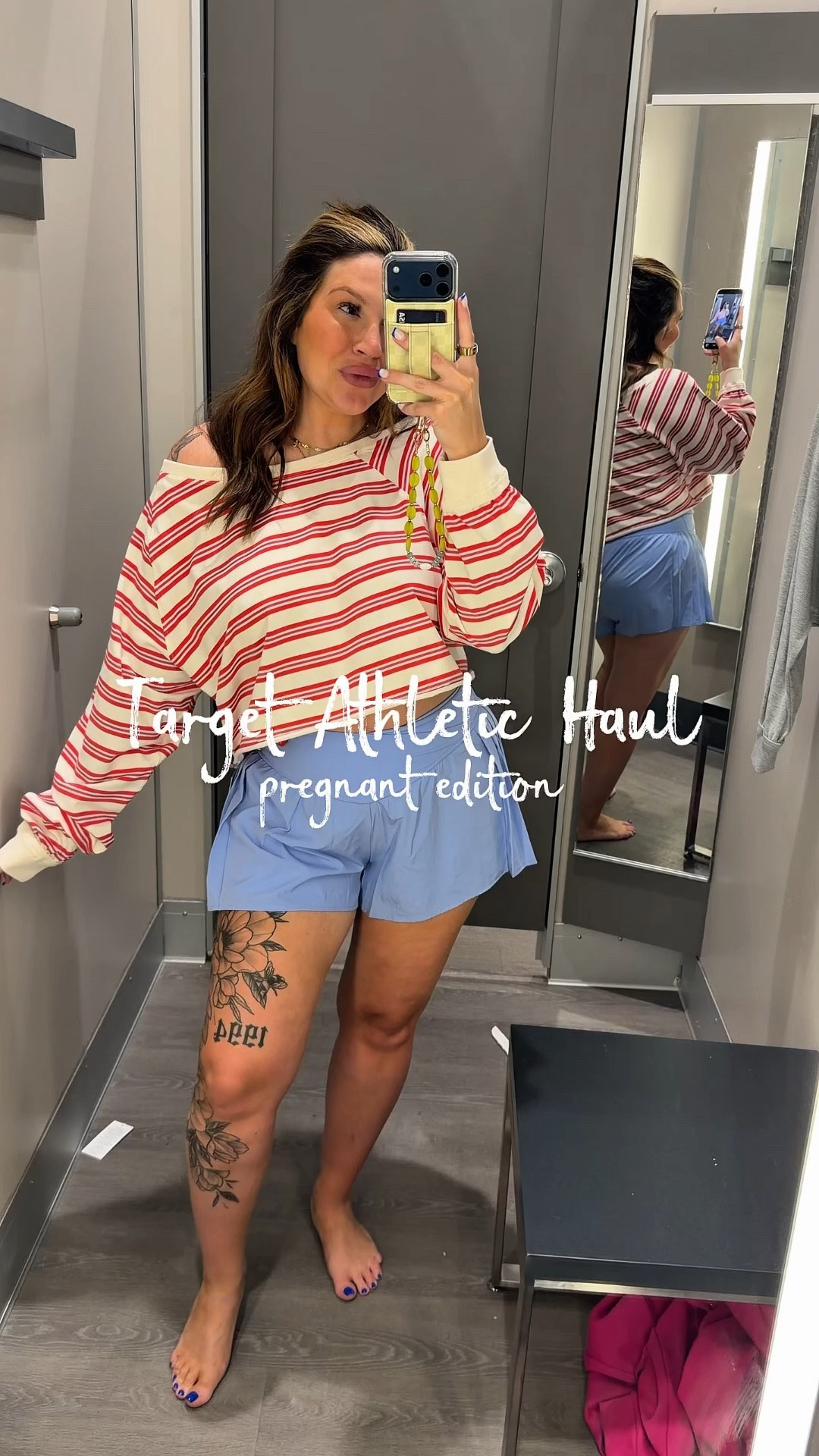 target athletic haul and everything is NON maternity 🙌🏼 so many bright colors, the cutest shorts, and pieces that actually stretch with the bump without looking maternity 

#LTKgrwm #LTKBump #LTKootd