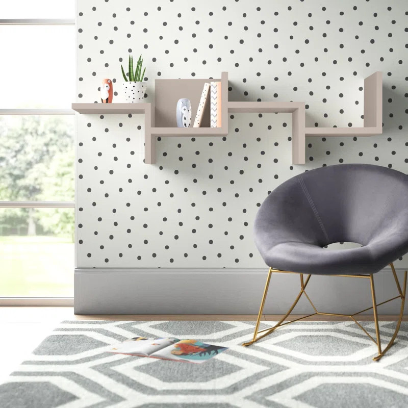 Averell Geometric Floating Wall Shelf | Wayfair North America