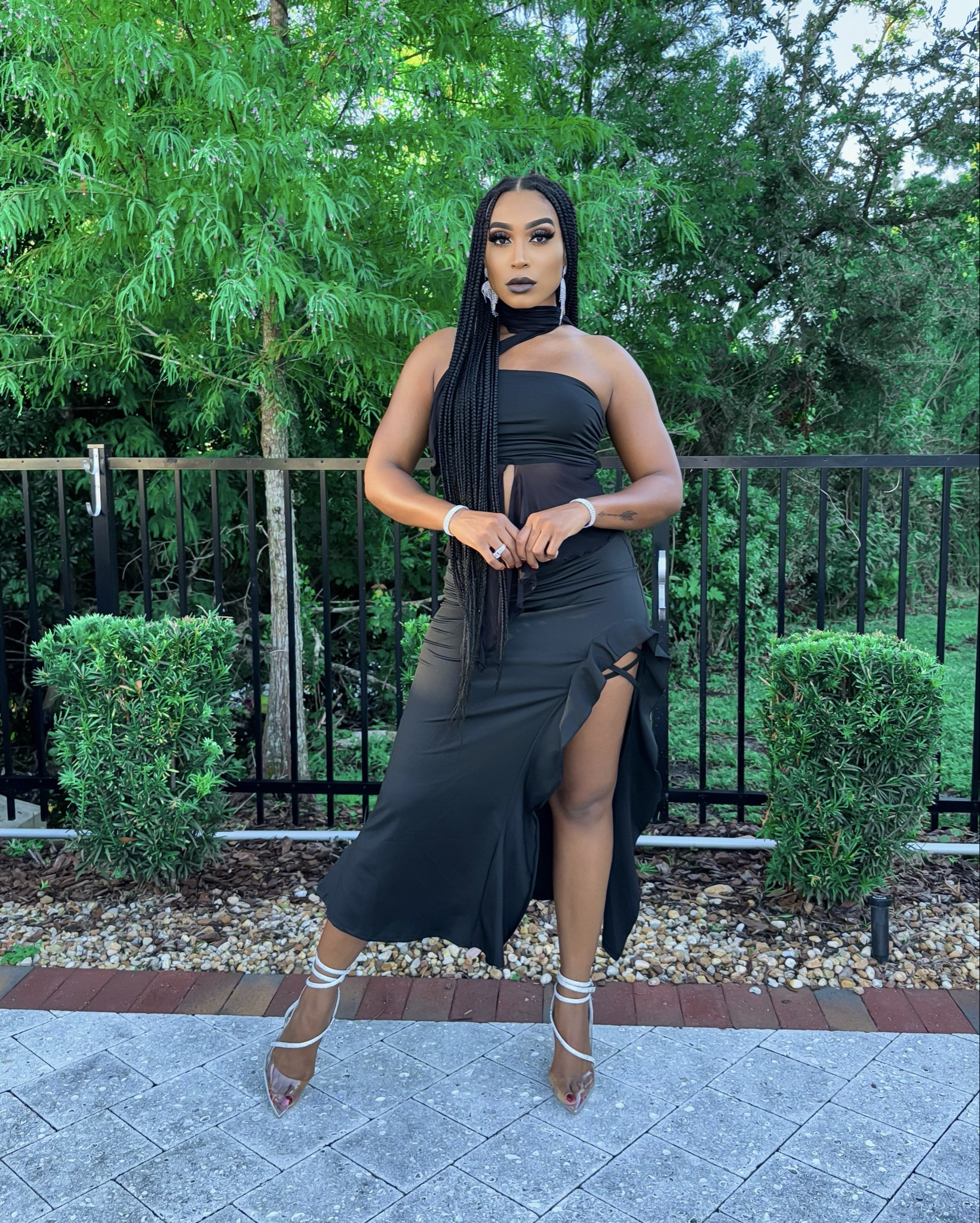 This outfit is giving all of the dark and edgy vibes for fall 🖤 I was channeling Morticia ✨🥀✨

#LTKMidsize #LTKFindsUnder100 #LTKStyleTip