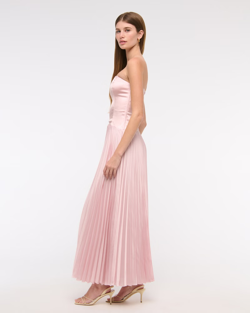 The A&F Giselle Drop-Waist Maxi Dress | Abercrombie & Fitch (US)