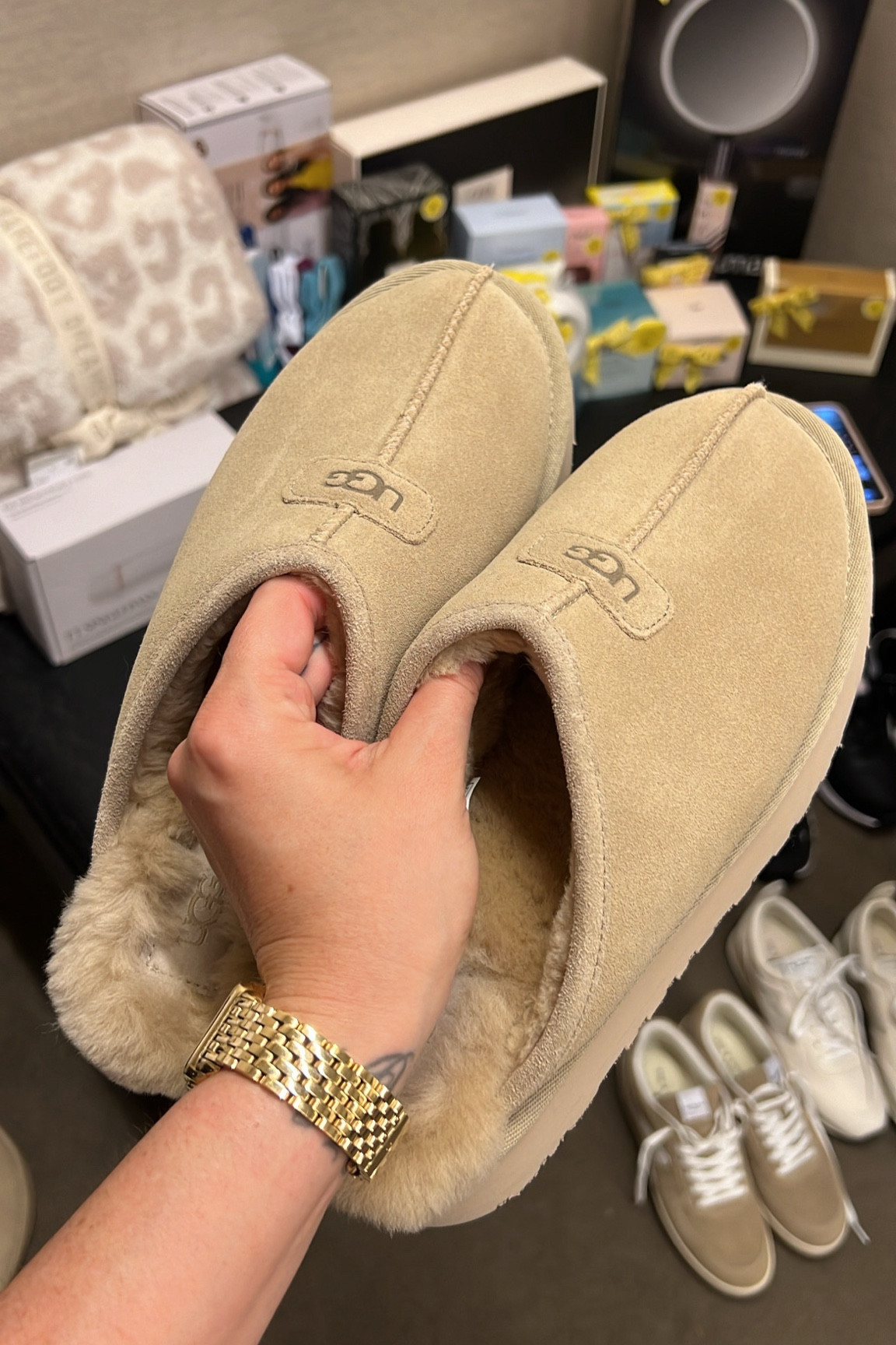 These ugh slippers are always a fave from the Nsale! $35 off 

#LTKxNSale #LTKSaleAlert #LTKShoeCrush