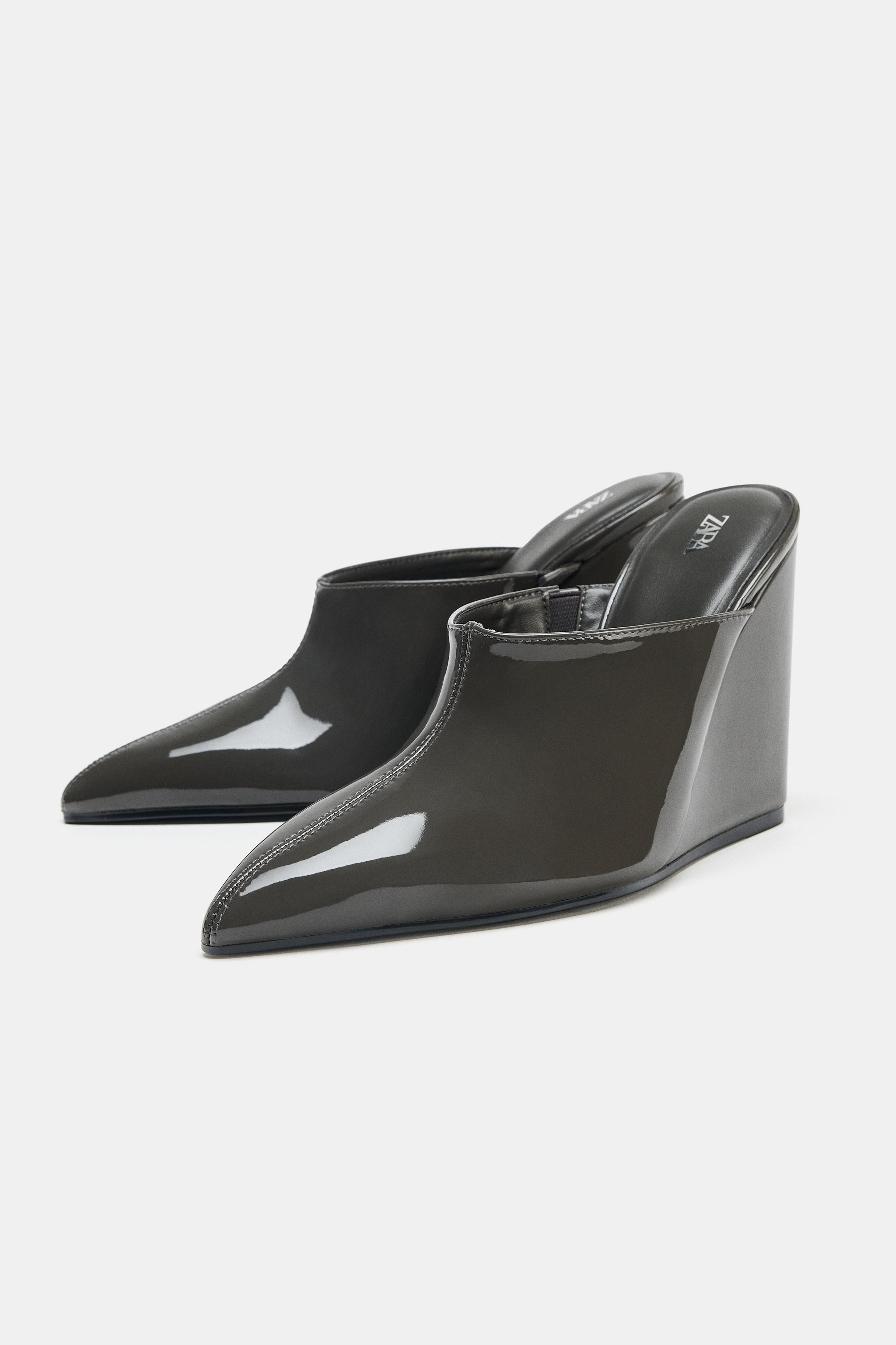 PATENT WEDGE HEELS | Zara US