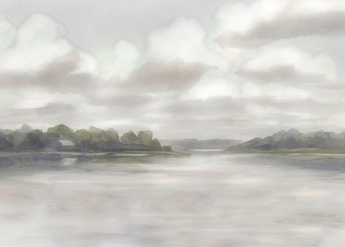 Hazy Lakefront | Collection Prints