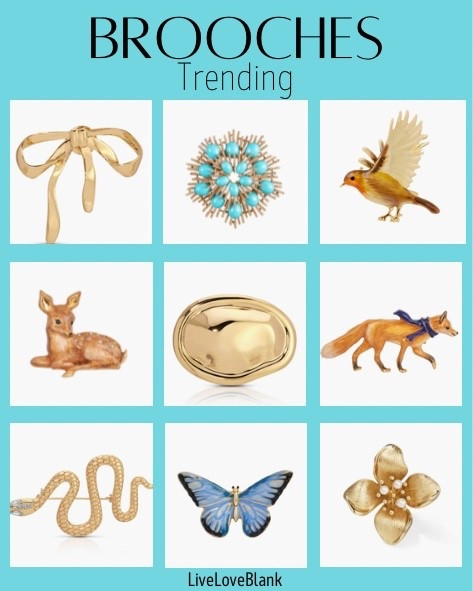 Brooches trending
Gift ideas for her 
Accessories 

#LTKOver40 #LTKGiftGuide #LTKU