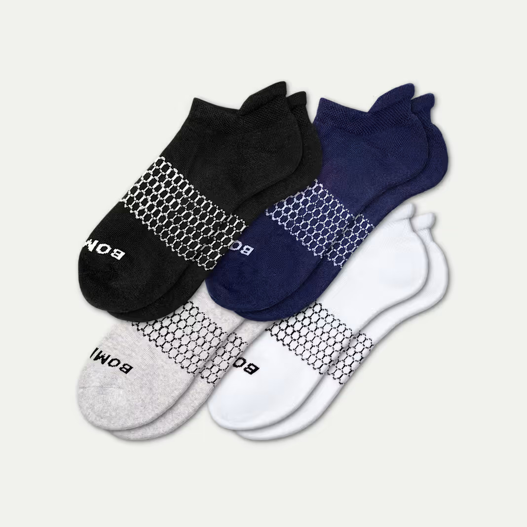 Men's Solids Ankle Sock 4-Pack | Bombas