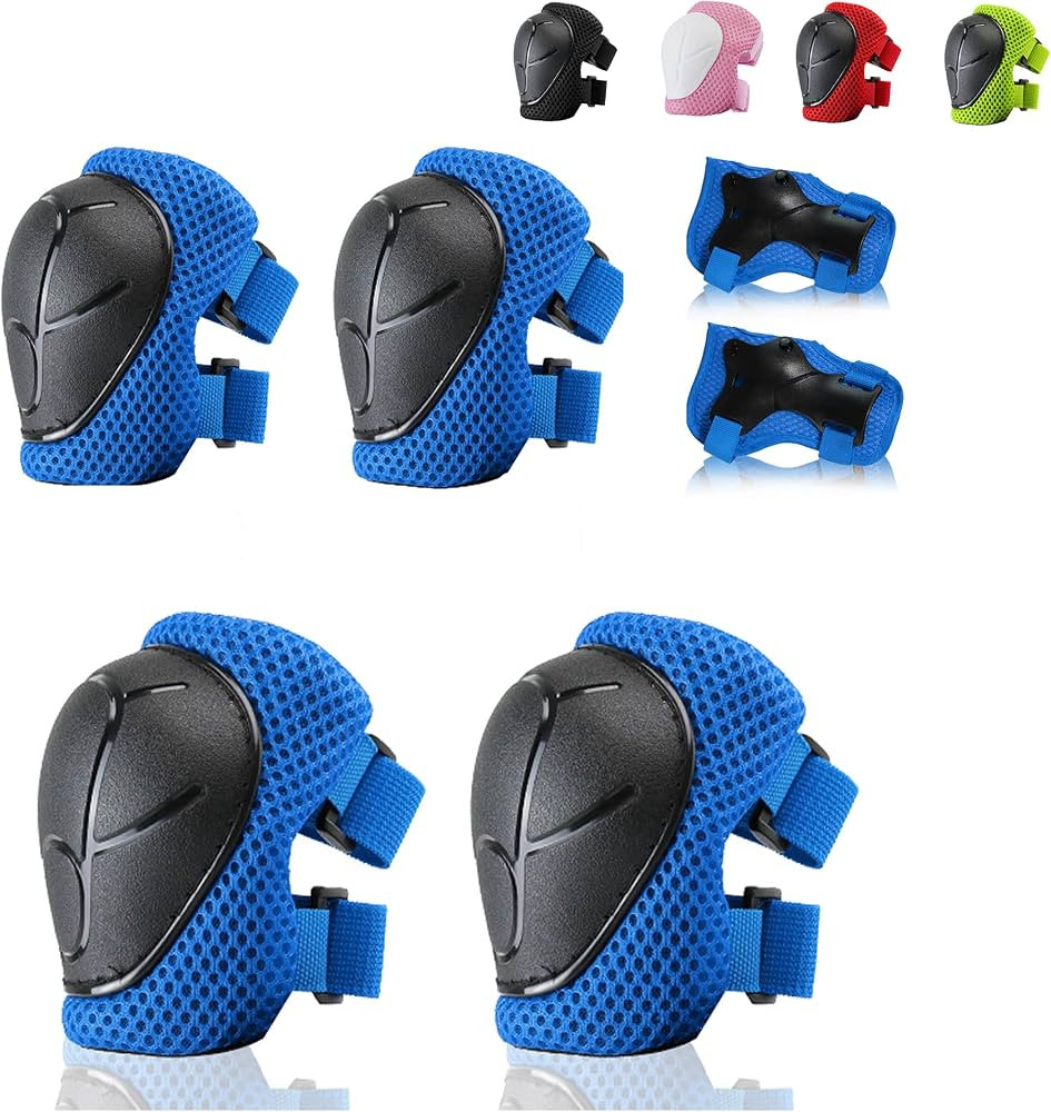 Knee Pads for Kids Toddler Knee Pads and Elbow Pads set Kids Protective Gear Set with Wrist Guard... | Amazon (US)